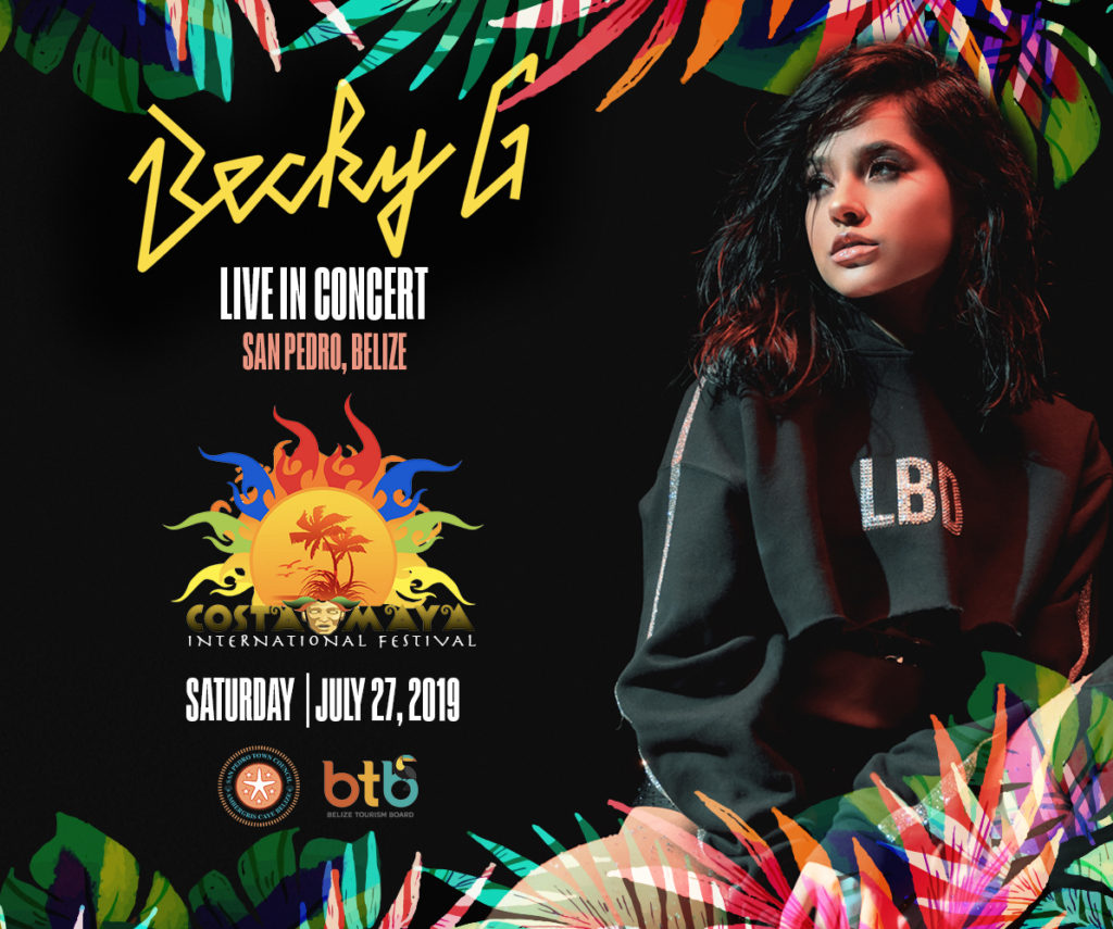 Becky G Live in San Pedro Belize